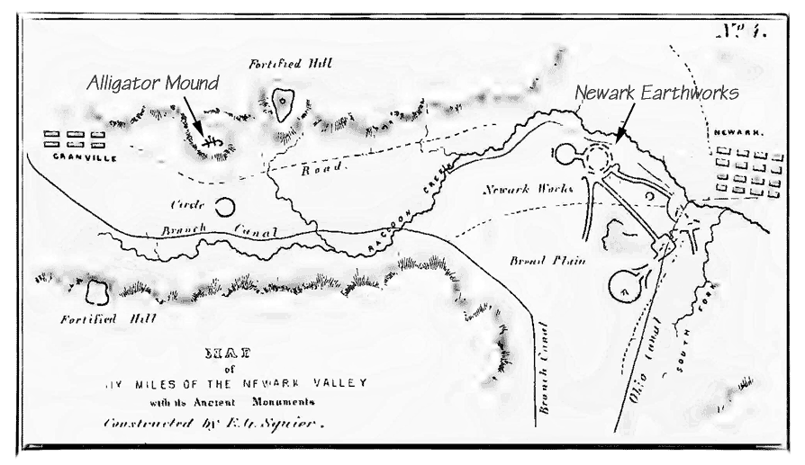 Alligator Mound Site Map