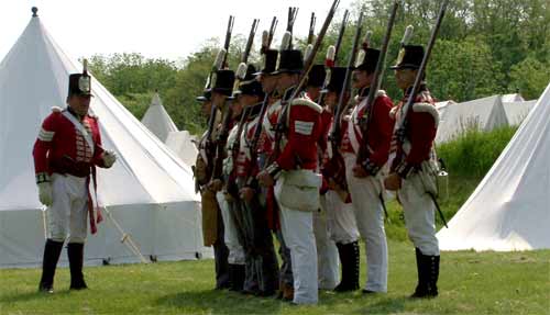 Fort Meigs British Re-enactors