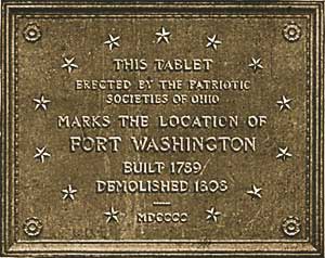 Fort Washington Monument Plaque